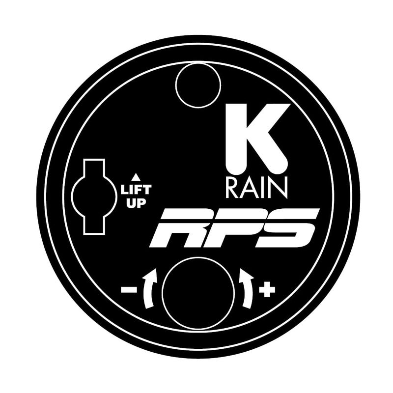 K-Rain RPS50 1/2" Gear Drive Rotor 4" Pop-Up, 18' - 33' Spray Distance, 20-70 PSI, 40 - 360 Arc Spray Pattern, Stainless Steel, Silver, Automatic Lawn Sprinkler Head, Includes Install Kit (5 Pack) - Image 2